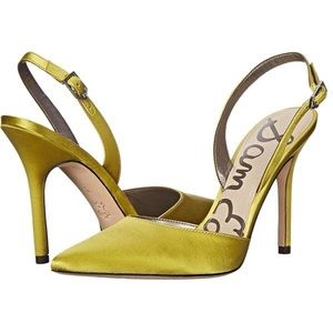 Sam Edelman Dora Chartreuse High Heels